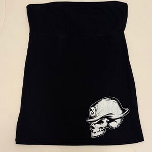 Rare Vintage Metal Mulisha Black Tube Top Medium